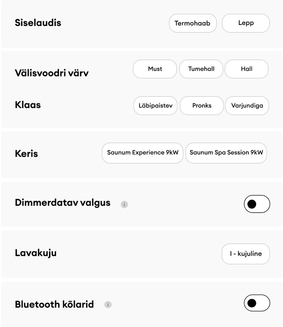 Saunamajad – eestikeelne pilt